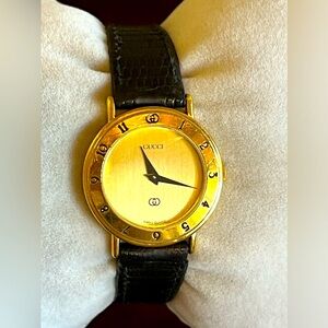 Gucci 3000l gold dial - Gem